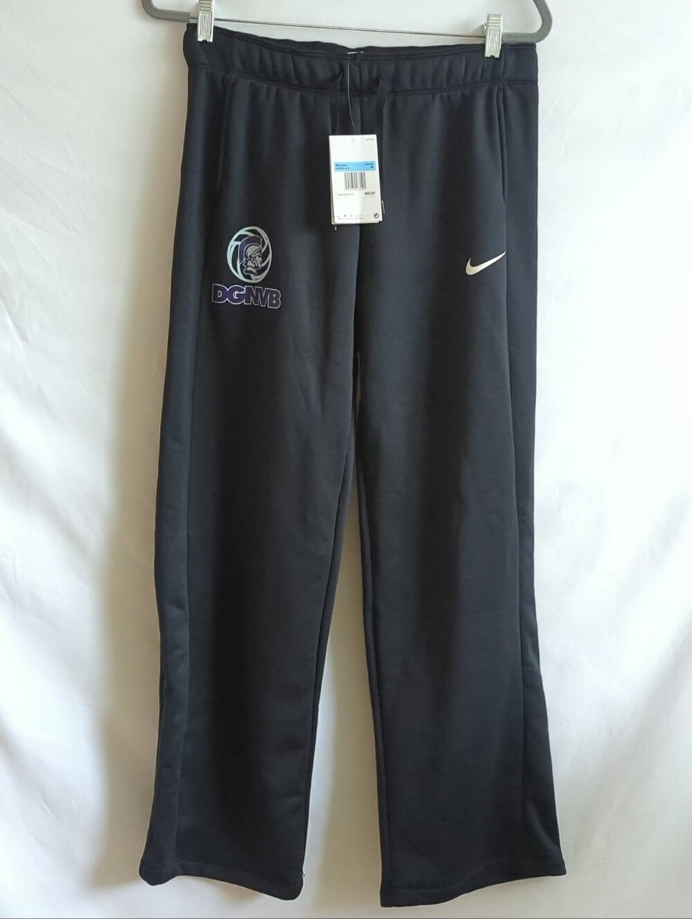 Nike Downers Grove North Volleyball Black Thermafit Sweatpants Size M NWT